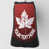 Cool Canada Golf Retro Canada Putter Abdeckung Headcover (Rotieren 90)