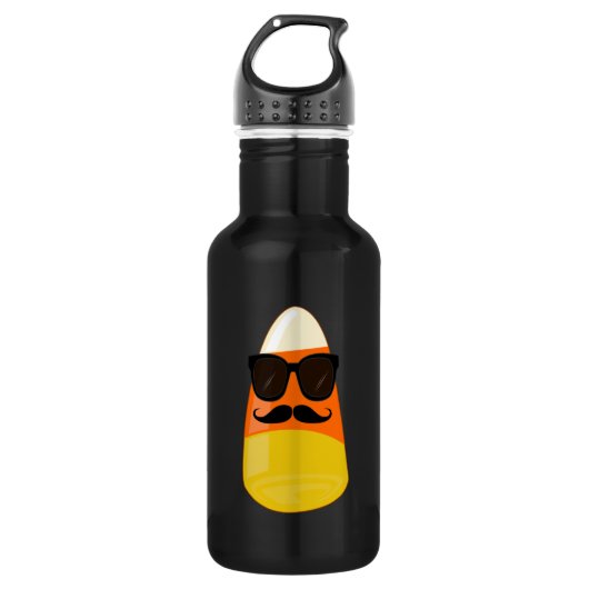Cool Candy Corn Edelstahlflasche (Vorderseite)