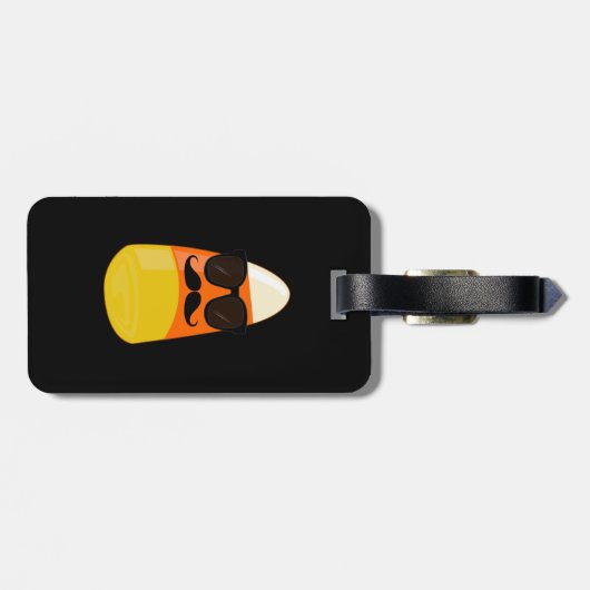 Cool Candy Corn Gepäckanhänger (Rückseite horizontal)
