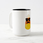 Cool Candy Corn Zweifarbige Tasse (Vorderseite Links)