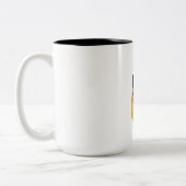 Cool Candy Corn Zweifarbige Tasse (Links)