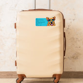 Cool Canine Luggage ID Aufkleber