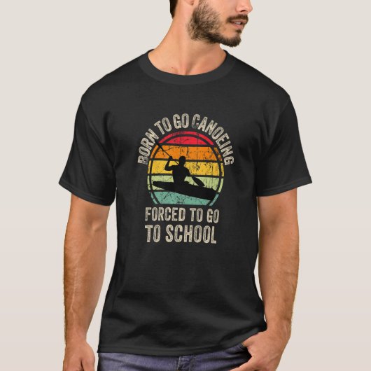 Cool Canoeing Kayaking Graphic for Son Canoeing pa T-Shirt (Vorderseite)