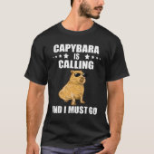Cool Capybara Capybara Rodent T-Shirt (Vorderseite)