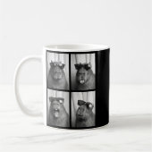Cool Capybara With Sungles Photobooth Funny Rodent Kaffeetasse (Links)