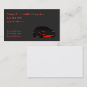 Cool Car Automotive Services Visitenkarte