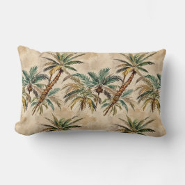 Cool Carefree Jazzy Palm Tree Lendenkissen