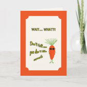 Cool Carrot Squad Collection Birthday Karte (Vorderseite)