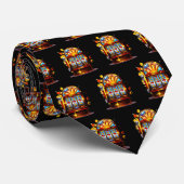 Cool Casino sign tiled pattern Krawatte (Gerollt)