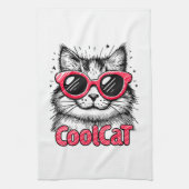Cool Cat 1 Geschirrtuch (Vertikal)