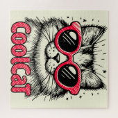 Cool Cat 1 Puzzle (Horizontal)