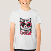 Cool Cat 1 Tri-Blend Shirt (Vorderseite)