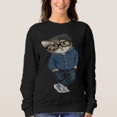 Cool Cat And Cat Sweatshirt (Vorderseite)