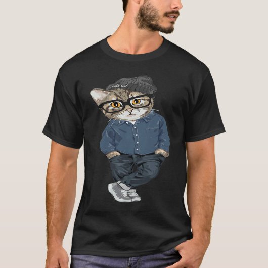 Cool Cat And Cat T-Shirt (Vorderseite)