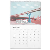 Cool Cat Blue 2025 Kalender (Mär 2027)