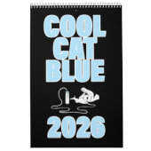 Cool cat Blue 2026 Calendar Kalender (Titelbild)