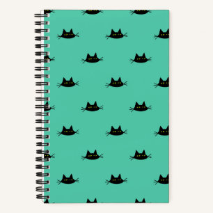Cool Cat Cadence Notizbuch (Türkis) - Selbstgefäll
