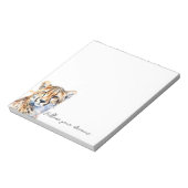 Cool Cat Cheetah Notizblock (Rotiert)