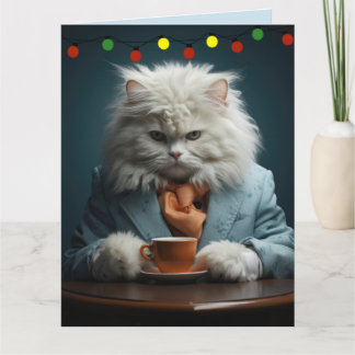 COOL CAT CHRISTMAS GREETING CARD KARTE