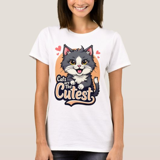 Cool Cat Companion T-Shirt (Vorderseite)