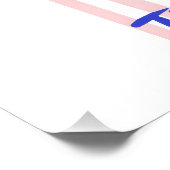 Cool Cat Enjoying the Summer Poster (Ecke)