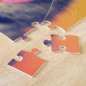 Cool Cat Funky Shades Psychedelic Dream World Puzzle (Seite)