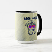 Cool Cat Groovy Tasse (VorderseiteRechts)