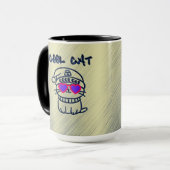 Cool Cat Groovy Tasse (Vorderseite Links)