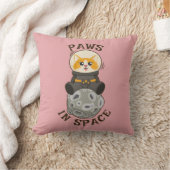 Cool Cat in space Cat Astronaut Cosmic animal Moon Kissen (Decke)