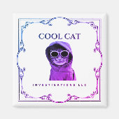 Cool Cat Investigation Magnet (Vorne)