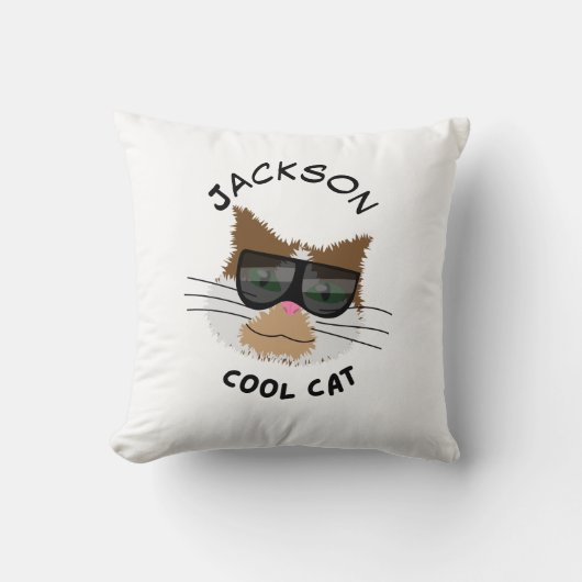 Cool Cat Kissen (Vorderseite)