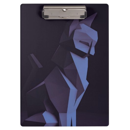 Cool Cat Lover Geschenk | Cat Lover Grafik Klemmbrett (Vorderseite)