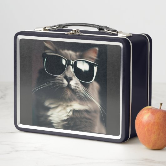 Cool Cat Metal Lunchbox (Beispiel)