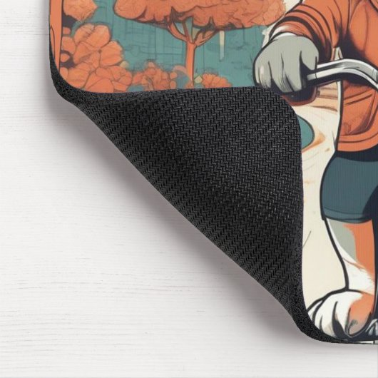 Cool Cat Modern Art Mouse Pad Mousepad (Ecke)