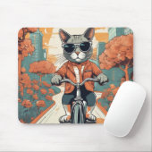 Cool Cat Modern Art Mouse Pad Mousepad (Mit Mouse)