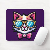 Cool Cat Mouse Pad – Fun & Stylish Desk Accessory Mousepad (Mit Mouse)