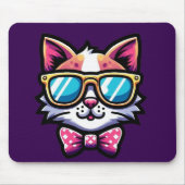 Cool Cat Mouse Pad – Fun & Stylish Desk Accessory Mousepad (Vorne)