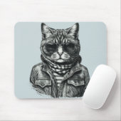 Cool Cat Mouse Pad Mousepad (Mit Mouse)