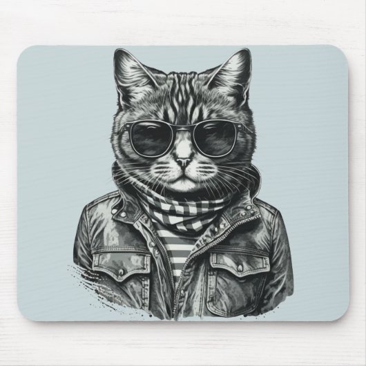 Cool Cat Mouse Pad Mousepad (Vorne)