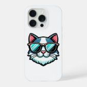Cool Cat Phone Case – Trendy Feline Tech Style iPhone Hülle (Rückseite)