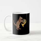 Cool Cat Playing French Horn Musician Orchestra Mu Kaffeetasse (Links)