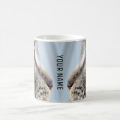 Cool Cat Profile Close-Up Photo Personalised Kaffeetasse (Mittel)