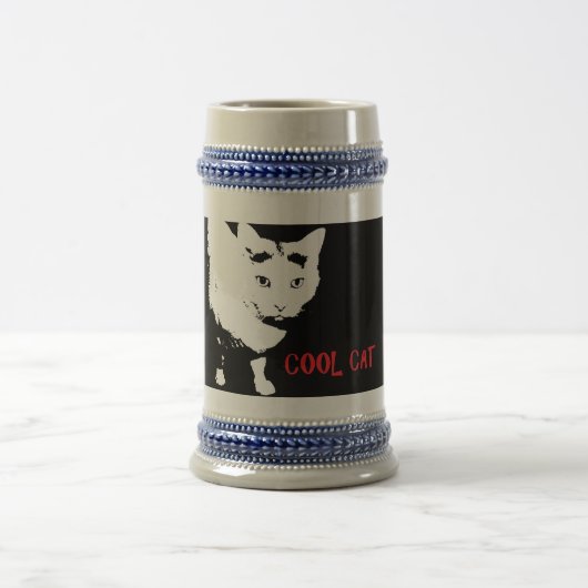 COOL CAT STEIN BIERGLAS (Mittel)