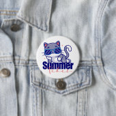Cool Cat Summer Vibes Button (Beispiel)