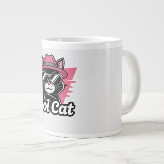 Cool Cat Swagger Jumbo-Tasse (Vorderseite Rechts)