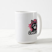 Cool Cat Swagger Kaffeetasse (VorderseiteRechts)