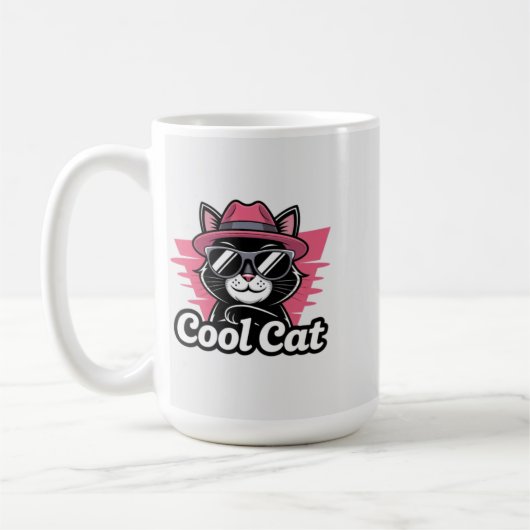 Cool Cat Swagger Kaffeetasse (Links)