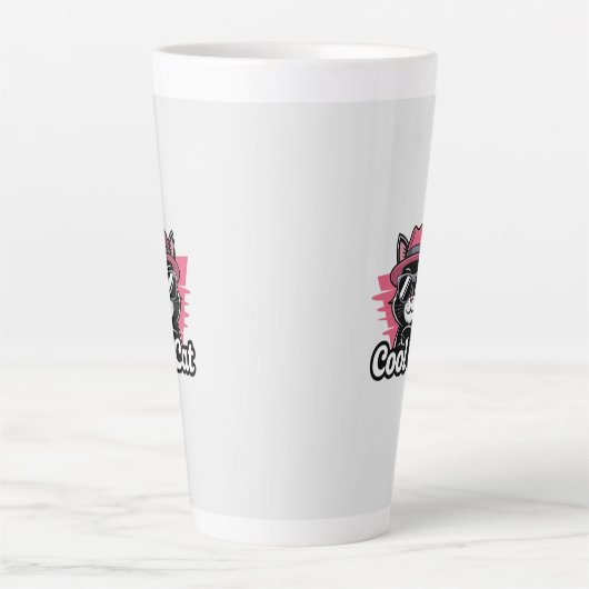 Cool Cat Swagger Milchtasse (Vorderseite)
