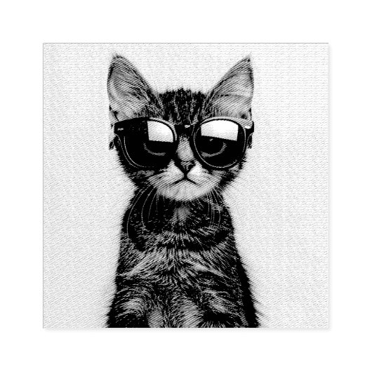 COOL CAT TABBY GUMMISTEMPLE GUMMISTEMPEL (Prägung)