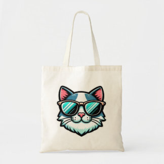 Cool Cat Tote Bag – Stylish Feline Fashion Accesso Tragetasche